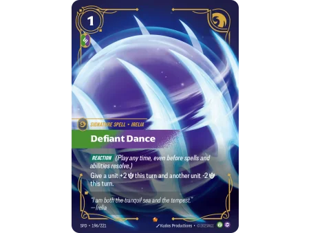 Defiant Dance SFD-196 | Spiritforged | ProCards México
