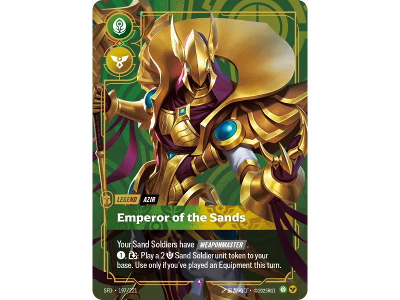 Emperor of the Sands SFD-197 | Spiritforged | ProCards México