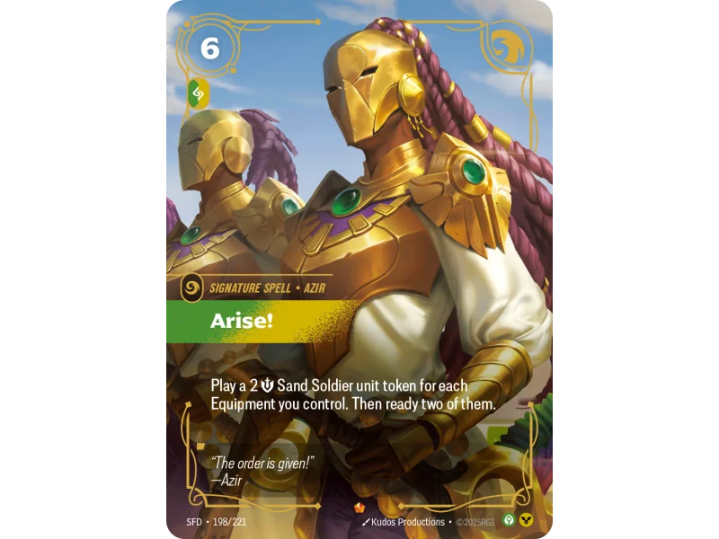 Arise! SFD-198 | Spiritforged | ProCards México