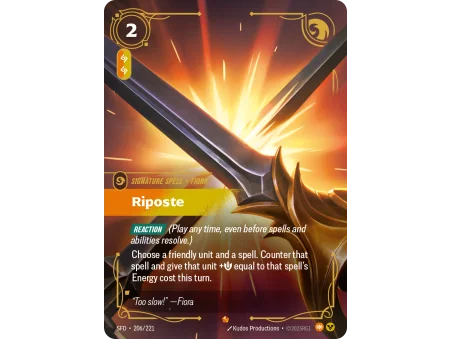 Riposte SFD-206 | Spiritforged | ProCards México