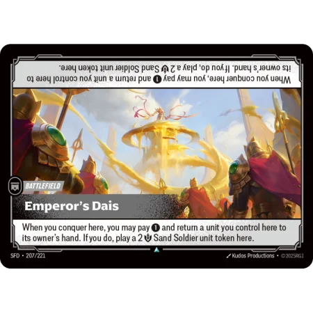 Emperor's Dais SFD-207 | Spiritforged | ProCards México