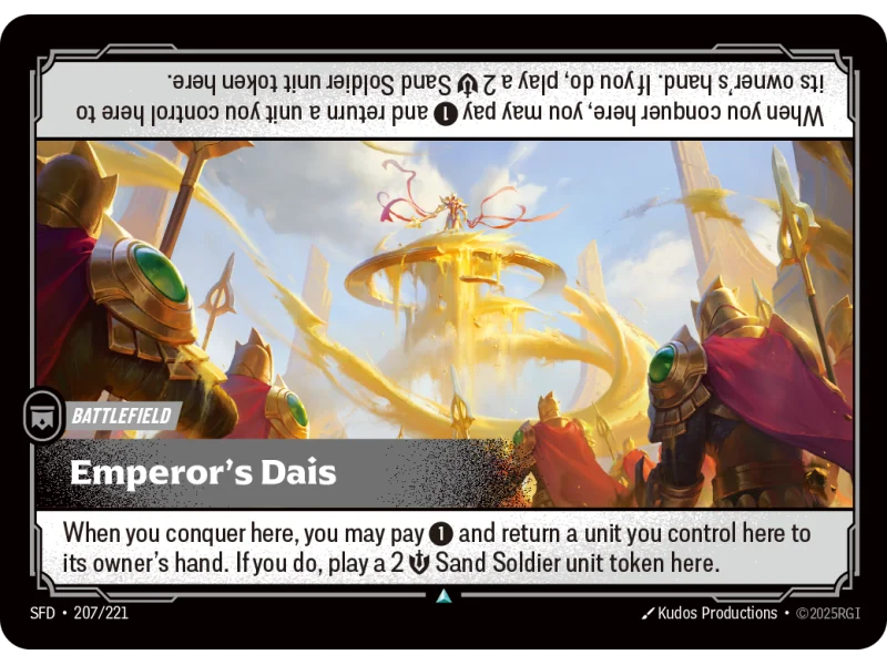 Emperor's Dais SFD-207 | Spiritforged | ProCards México