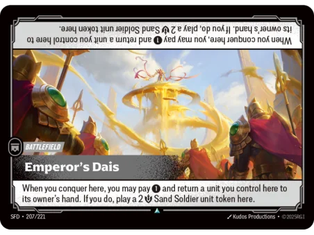 Emperor's Dais SFD-207 | Spiritforged | ProCards México