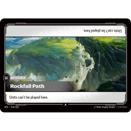 Rockfall Path SFD-216 | Spiritforged | ProCards México
