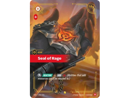 Seal of Rage SFD-222 | Spiritforged | ProCards México