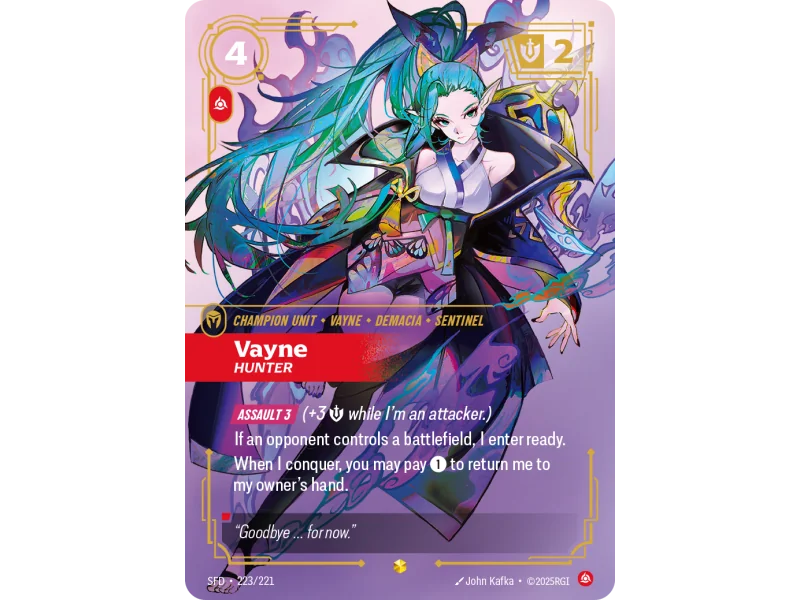 Vayne, Hunter SFD-223 | Spiritforged | ProCards México