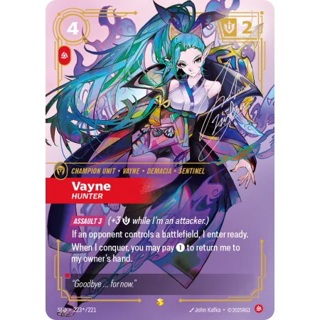 Vayne, Hunter SFD-223-STAR-221 | Spiritforged | ProCards México