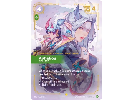 Aphelios, Exalted SFD-224 | Spiritforged | ProCards México