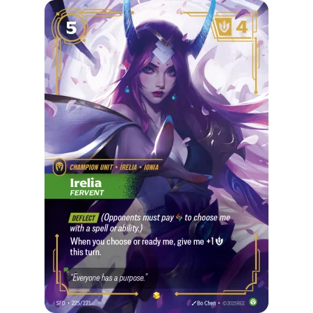 Irelia, Fervent SFD-225 | Spiritforged | ProCards México