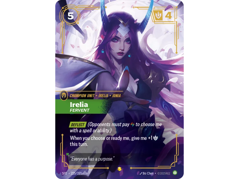 Irelia, Fervent SFD-225 | Spiritforged | ProCards México