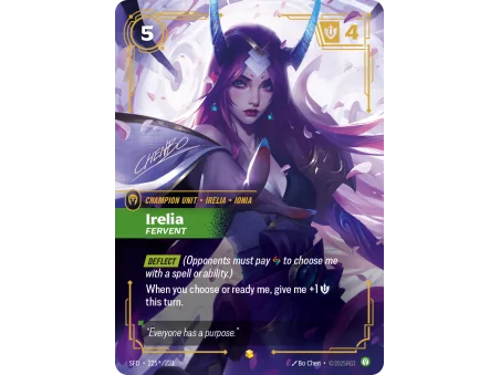 Irelia, Fervent SFD-225-STAR-221 | Spiritforged | ProCards México