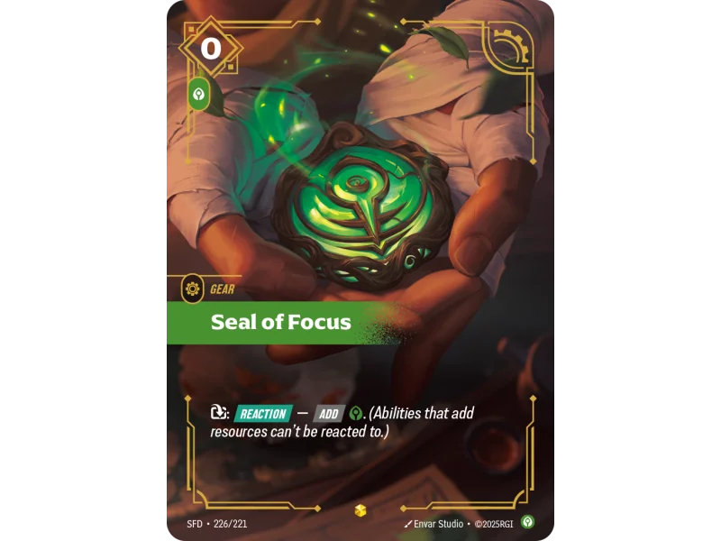 Seal of Focus SFD-226 | Spiritforged | ProCards México
