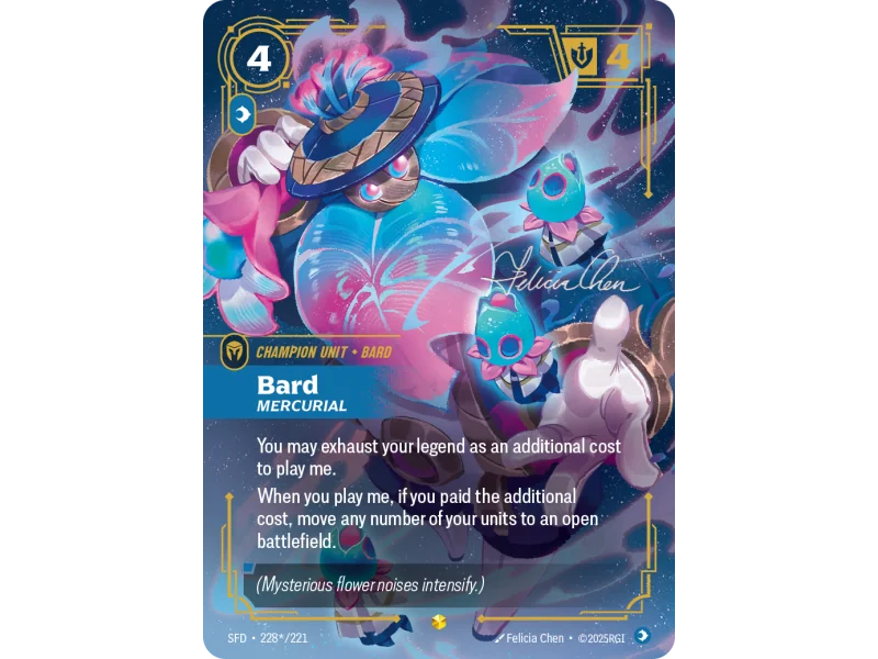 Bard, Mercurial SFD-228-STAR-221 | Spiritforged | ProCards México