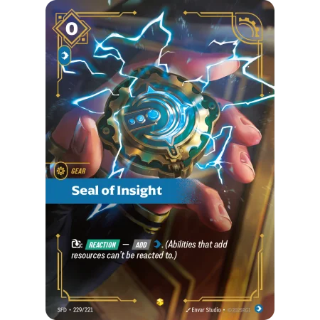 Seal of Insight SFD-229 | Spiritforged | ProCards México