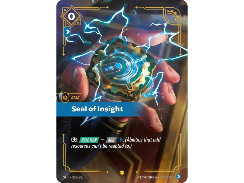 Seal of Insight SFD-229 | Spiritforged | ProCards México