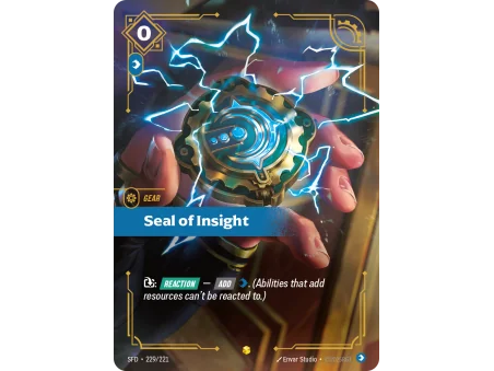 Seal of Insight SFD-229 | Spiritforged | ProCards México