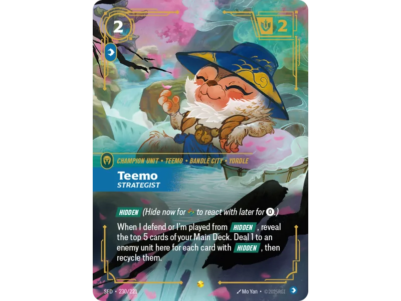 Teemo, Strategist SFD-230 | Spiritforged | ProCards México