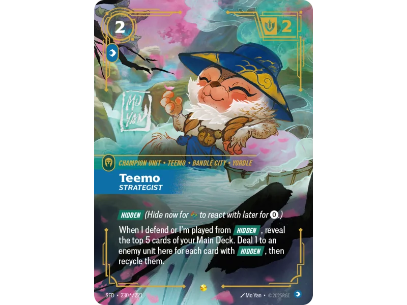Teemo, Strategist SFD-230-STAR-221 | Spiritforged | ProCards México