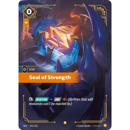 Seal of Strength SFD-231 | Spiritforged | ProCards México