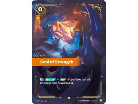 Seal of Strength SFD-231 | Spiritforged | ProCards México