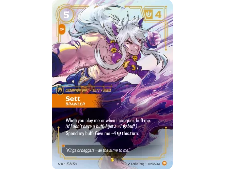 Sett, Brawler SFD-232 | Spiritforged | ProCards México