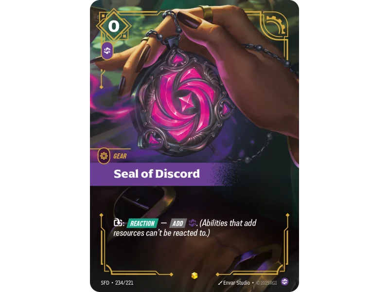 Seal of Discord SFD-234 | Spiritforged | ProCards México