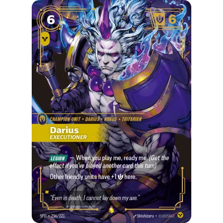 Darius, Executioner SFD-236 | Spiritforged | ProCards México