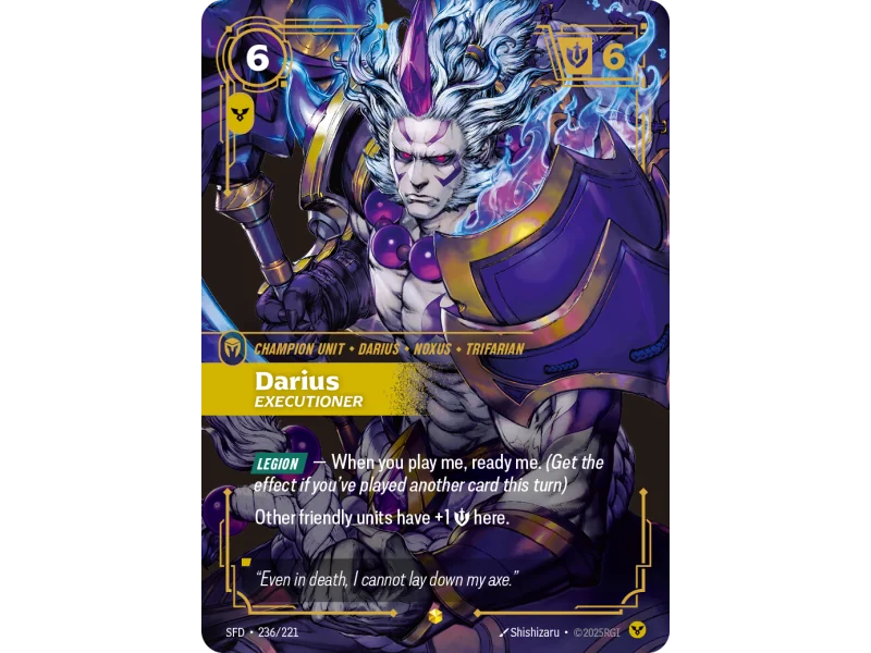 Darius, Executioner SFD-236 | Spiritforged | ProCards México