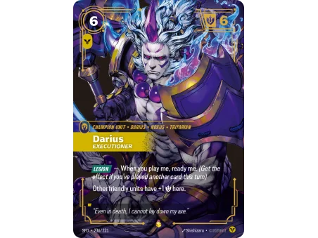 Darius, Executioner SFD-236 | Spiritforged | ProCards México