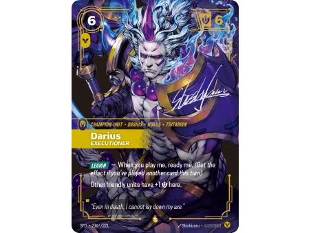 Darius, Executioner SFD-236-STAR-221 | Spiritforged | ProCards México