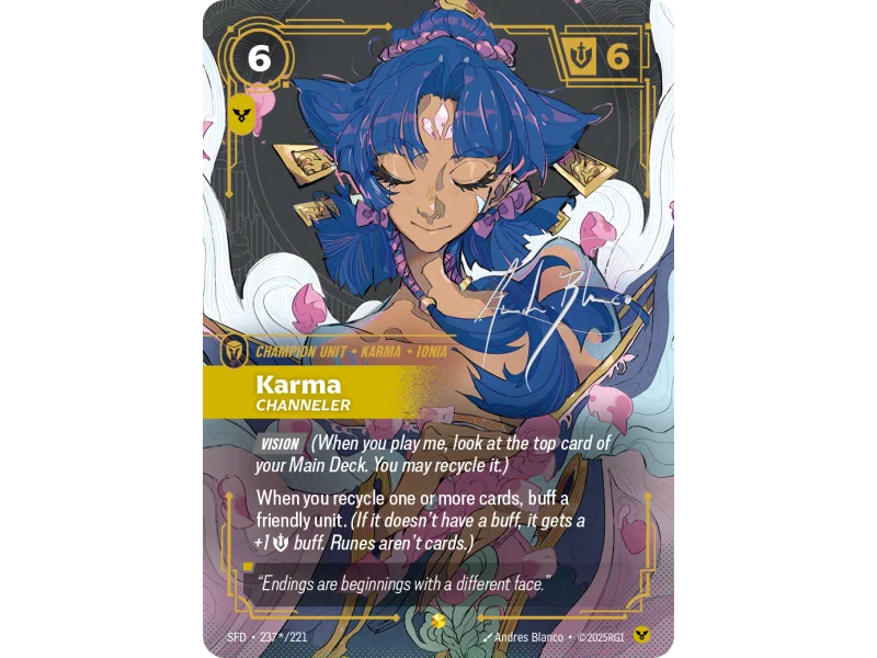 Karma, Channeler SFD-237-STAR-221 | Spiritforged | ProCards México