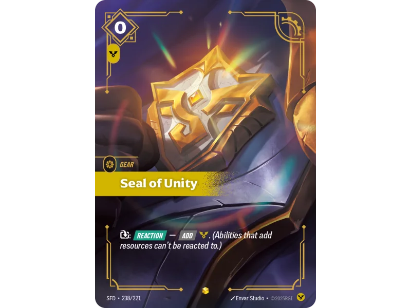 Seal of Unity SFD-238 | Spiritforged | ProCards México