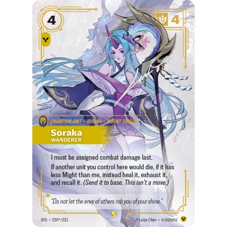 Soraka, Wanderer SFD-239-STAR-221 | Spiritforged | ProCards México