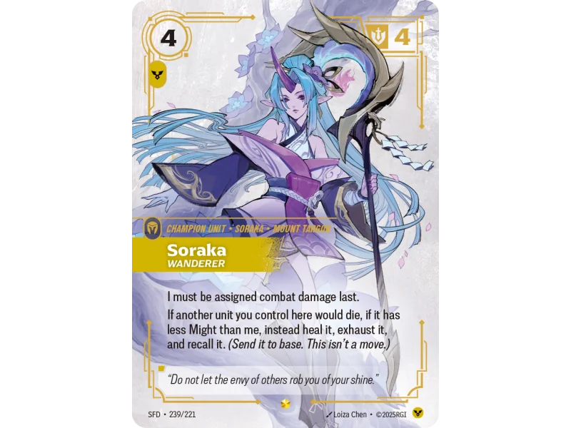 Soraka, Wanderer SFD-239 | Spiritforged | ProCards México