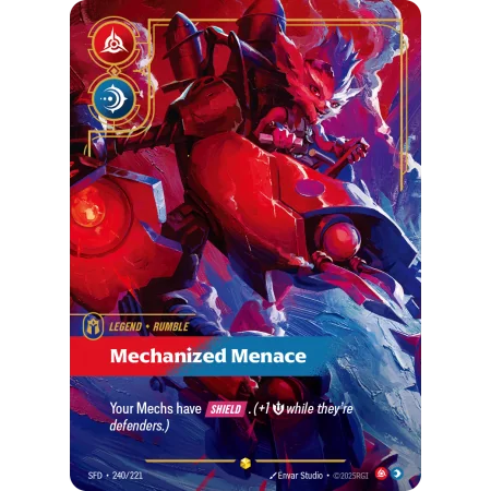 Mechanized Menace SFD-240 | Spiritforged | ProCards México