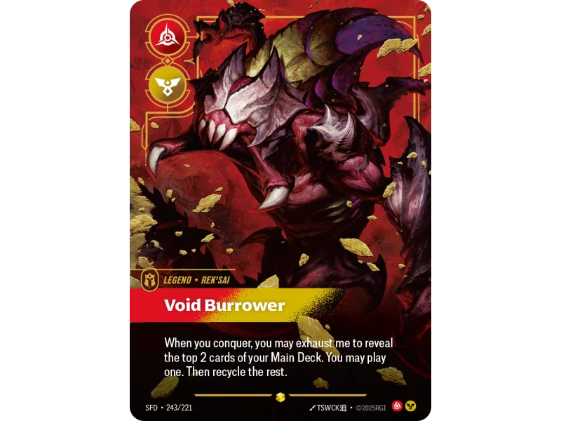 Void Burrower SFD-243 | Spiritforged | ProCards México