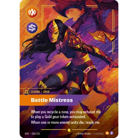 Battle Mistress SFD-250 | Spiritforged | ProCards México