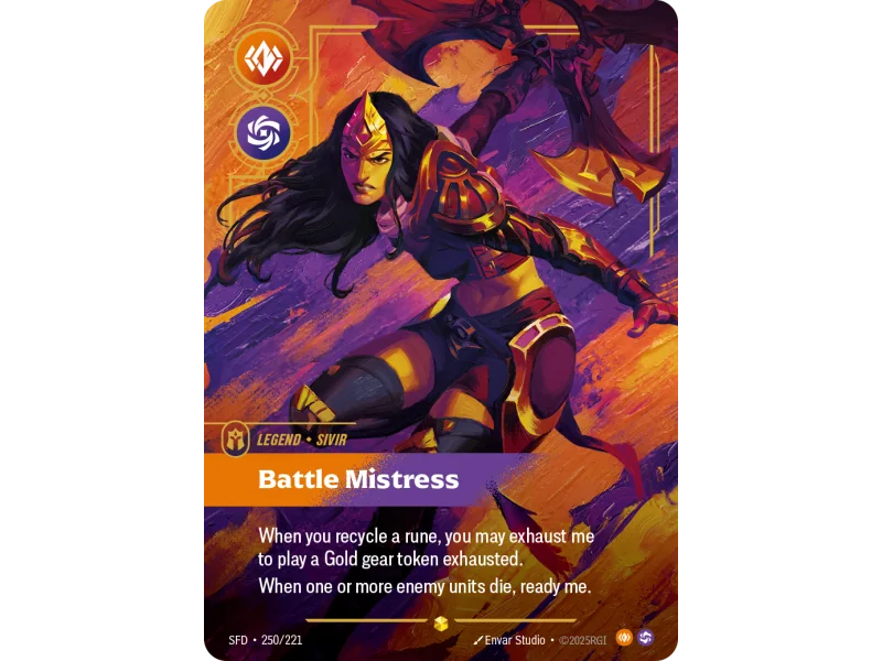 Battle Mistress SFD-250 | Spiritforged | ProCards México