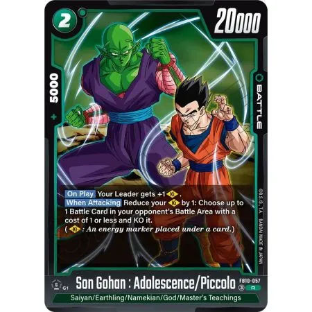 Son Gohan : Adolescence/Piccolo