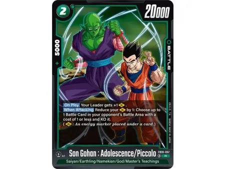 Son Gohan : Adolescence/Piccolo