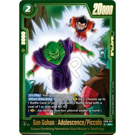 Son Gohan : Adolescence/Piccolo