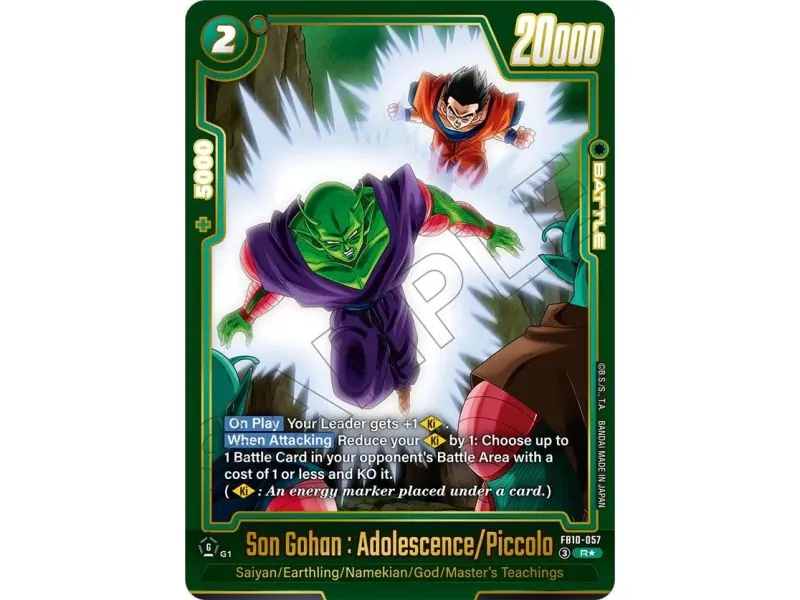 Son Gohan : Adolescence/Piccolo