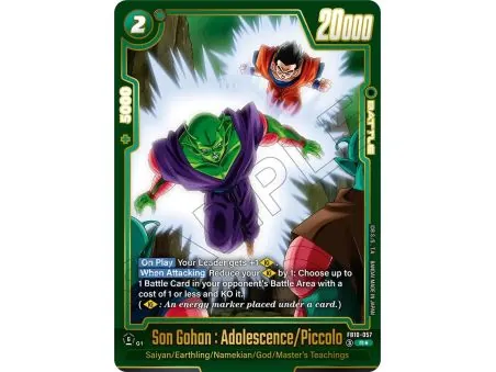 Son Gohan : Adolescence/Piccolo