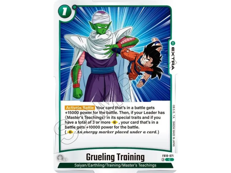 Grueling Training