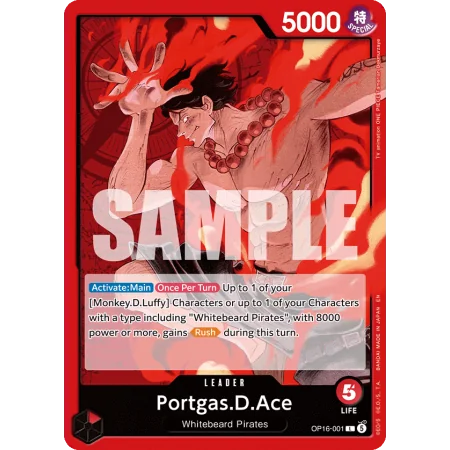 Portgas.D.Ace OP16-001 | OP16 | ProCards México