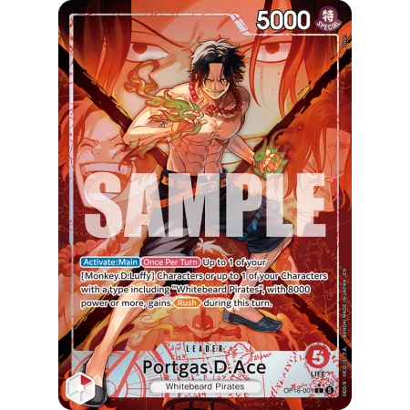 Portgas.D.Ace OP16-001_p1 | OP16 | ProCards México
