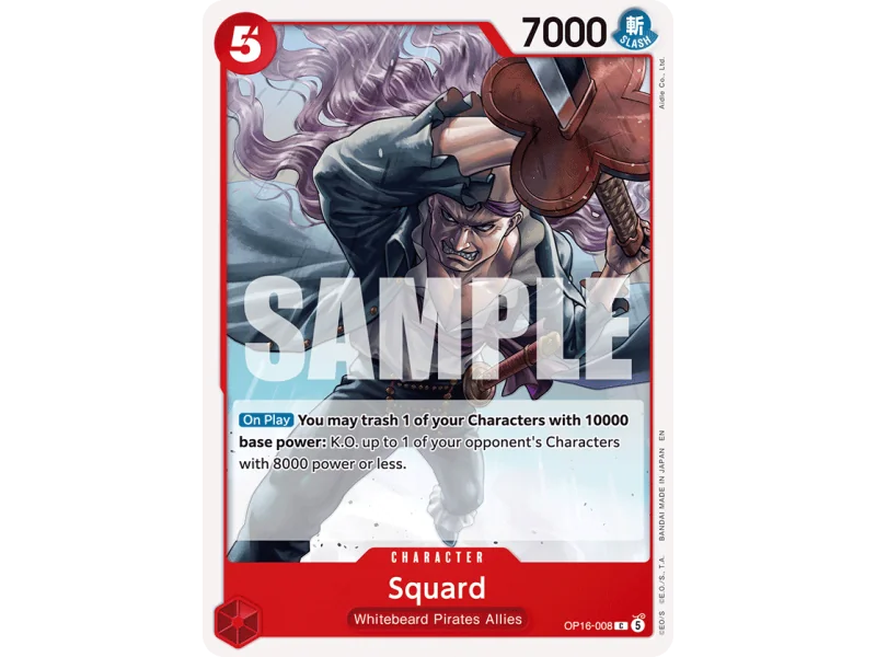 Squard OP16-008 | OP16 | ProCards México
