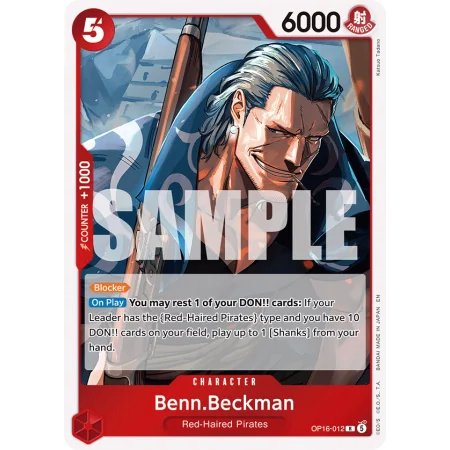 Benn.Beckman OP16-012 | OP16 | ProCards México