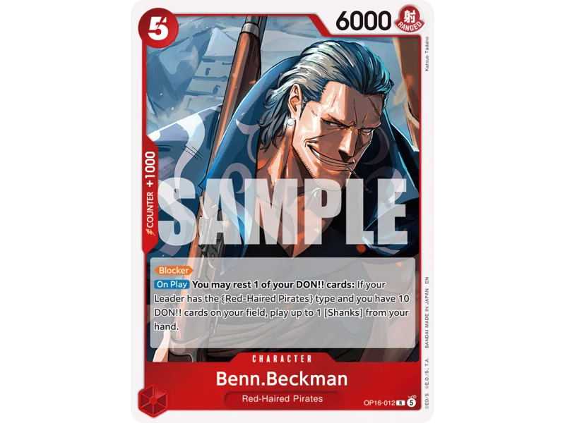 Benn.Beckman OP16-012 | OP16 | ProCards México