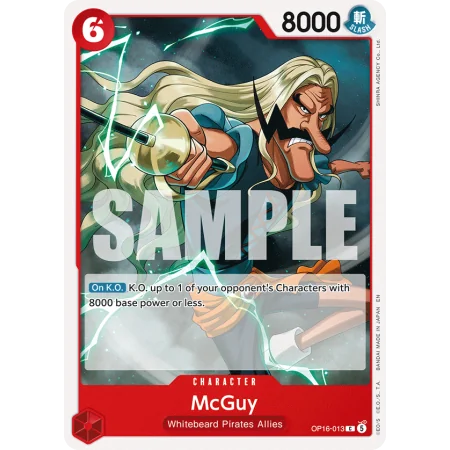 McGuy OP16-013 | OP16 | ProCards México